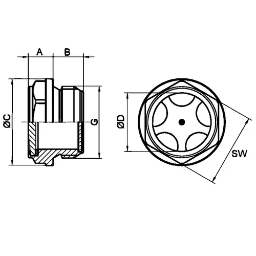 Az olajkémlelő ablak méret rajza